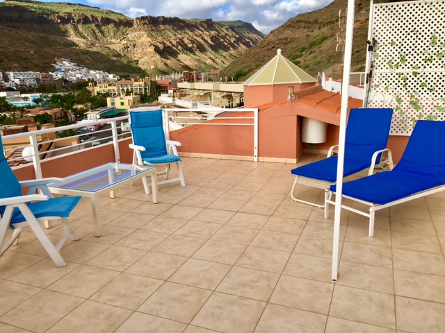 Penthouse Paraiso Mogan  - Luxury 2 bedroomed  -  fabulous views - Private Roof Terrace