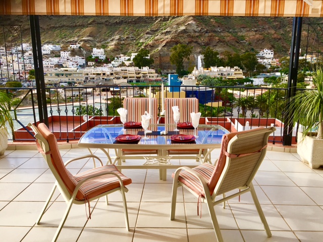 Penthouse Paraiso Mogan  - Luxury 2 bedroomed  -  fabulous views - Terrace Dining